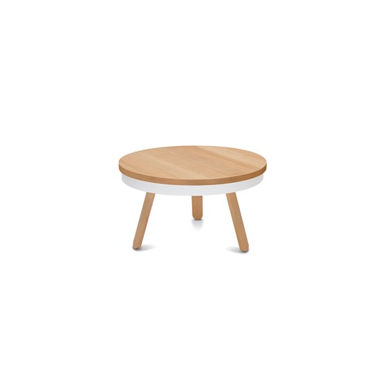 BATEA M coffee table - oak/white - Design : WOODENDOT