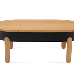 BATEA L coffee table - oak/black