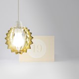 Lampe DIY DRAGO - Designerbox - Or - Design : Maurizio Galante 2