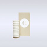 Bougie SPIN - Designerbox - Blanc - Design : Flavia De Laubadère 2