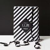 POSTER STRIPES lamp - Designerbox X Elle decor magazine - Black - Design : YOY 2