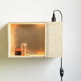 Lampe LUX BOX - Designerbox - Bois clair - Design : A+A Cooren 2