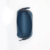 Corbeille en cuir CANDY_S - Designerbox - Bleu - Design : Elise Fouin 5